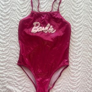 Barbie Pink Kids One Piece Swimsuit ZARA